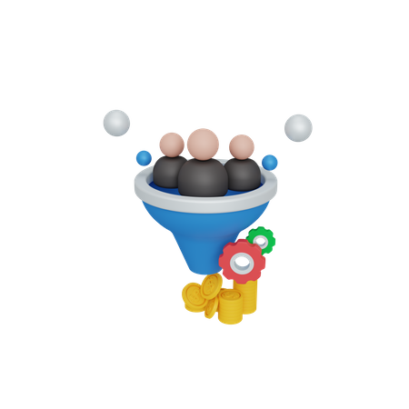 Conversion Rate  3D Icon