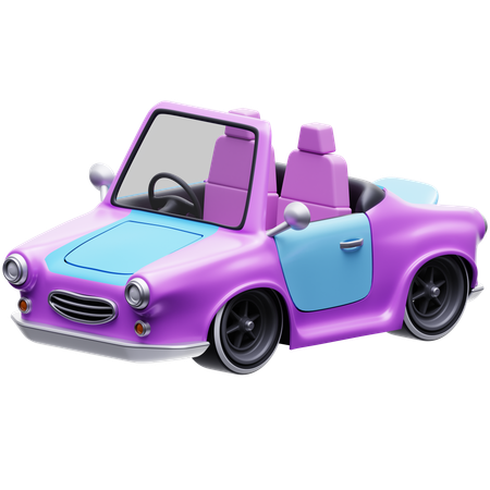 Convertible  3D Icon