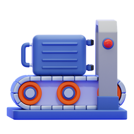 Conveyor  3D Icon