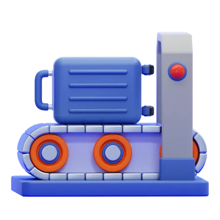 Conveyor  3D Icon
