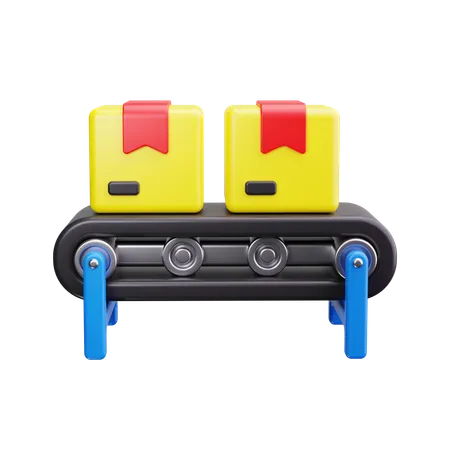 Conveyor belt  3D Icon