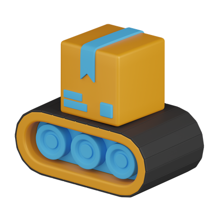 Conveyor Belt  3D Icon