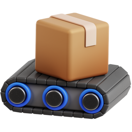Conveyor Belt  3D Icon