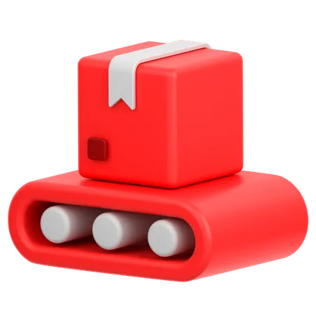 Conveyor Belt  3D Icon