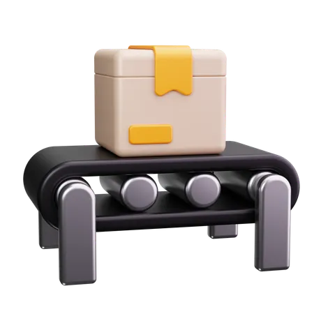 Conveyor Belt  3D Icon