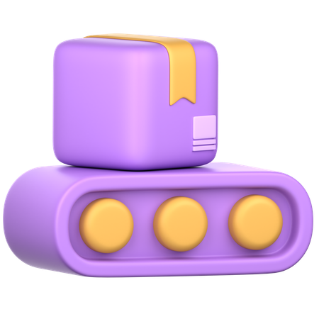 Conveyor Belt  3D Icon