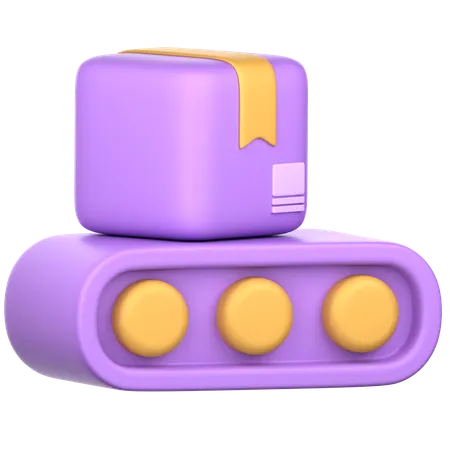 Conveyor Belt  3D Icon