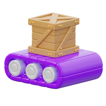 Conveyor Belt  3D Icon