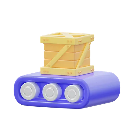 Conveyor Belt  3D Icon