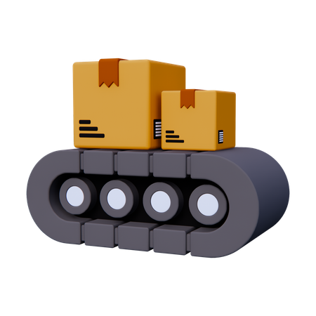 Conveyor Belt  3D Icon