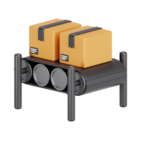 Conveyor Belt  3D Icon