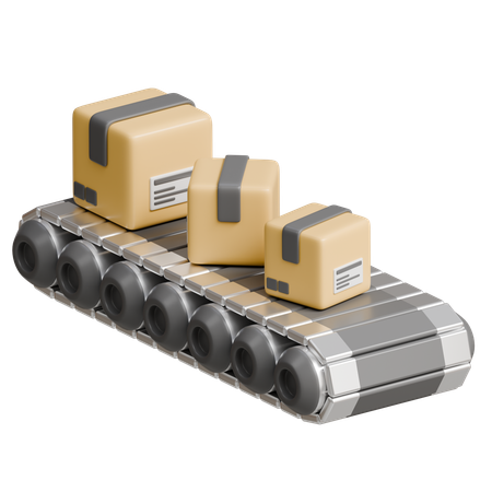 Conveyor Belt  3D Icon