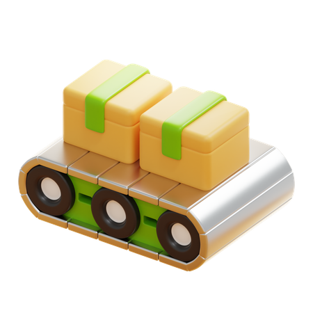 CONVEYOR BELT  3D Icon