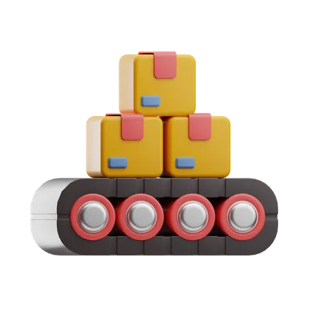 Conveyor Belt  3D Icon