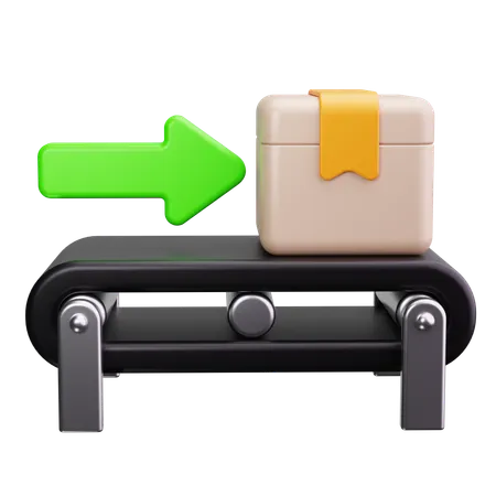 Conveyor Belt  3D Icon