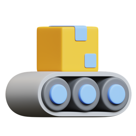 Conveyor Belt  3D Icon