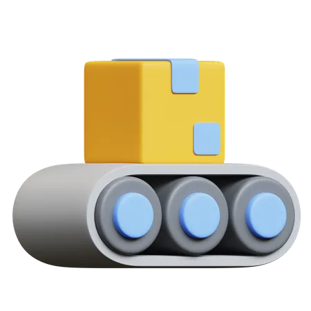 Conveyor Belt  3D Icon