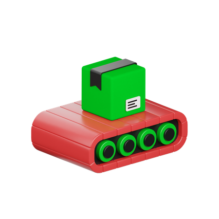 Conveyor Belt  3D Icon