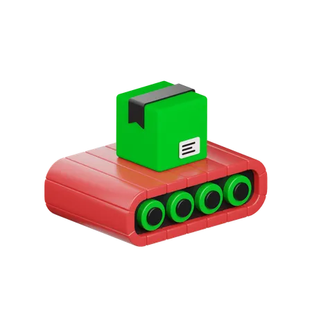 Conveyor Belt  3D Icon