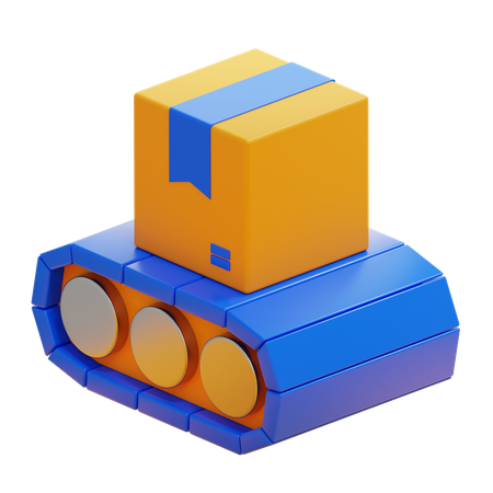 Conveyor Belt  3D Icon