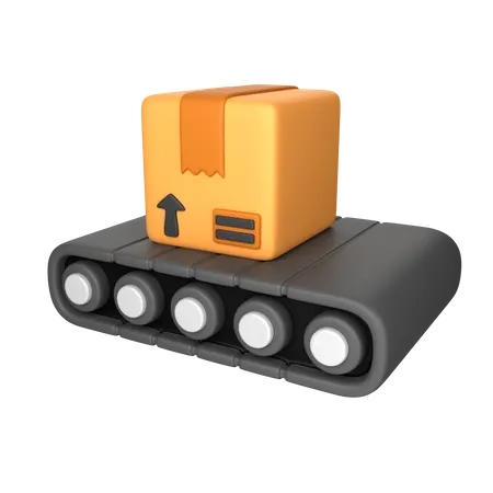 Conveyor Belt  3D Icon