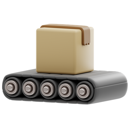 Conveyor Belt  3D Icon