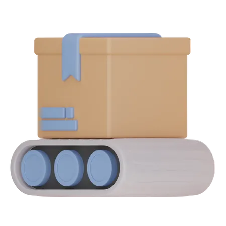 Conveyor Belt  3D Icon
