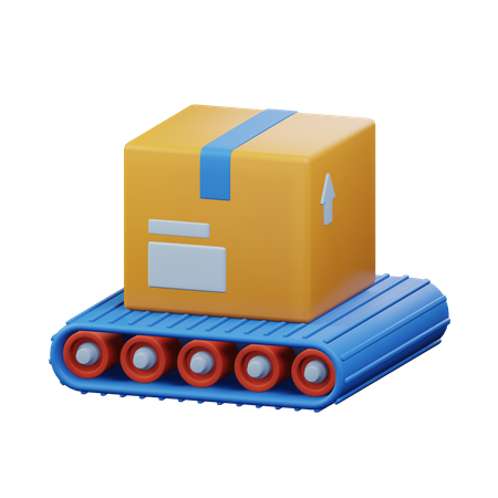 Conveyor Belt  3D Icon