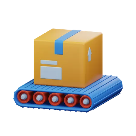 Conveyor Belt  3D Icon