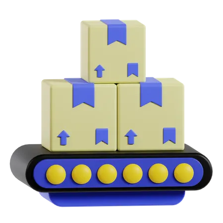 Conveyor Belt  3D Icon