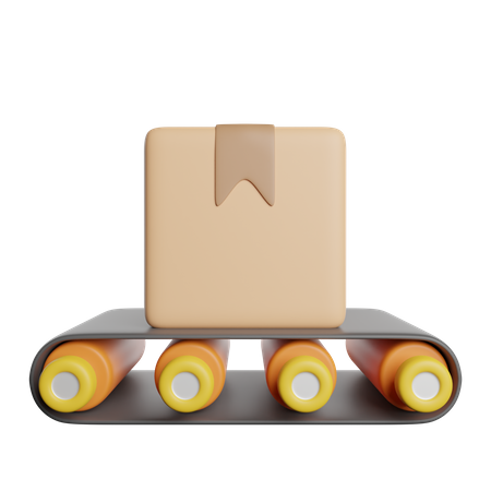 Conveyor Belt  3D Icon