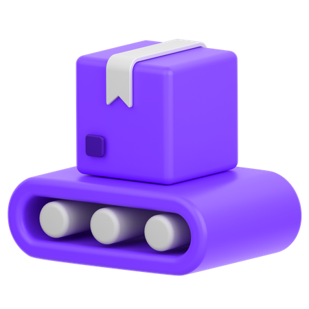 Conveyor Belt  3D Icon