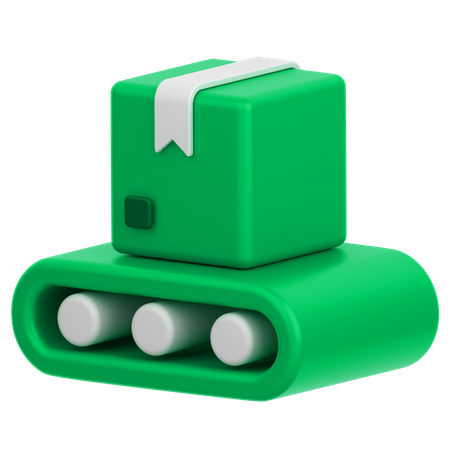 Conveyor Belt  3D Icon