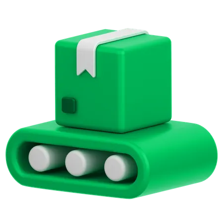 Conveyor Belt  3D Icon