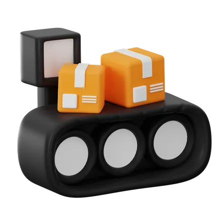 Conveyor Belt  3D Icon