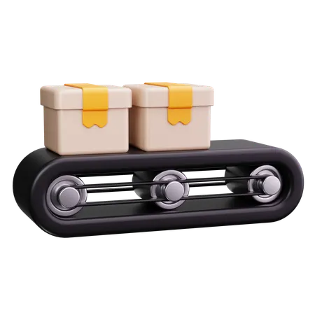 Conveyor Belt  3D Icon