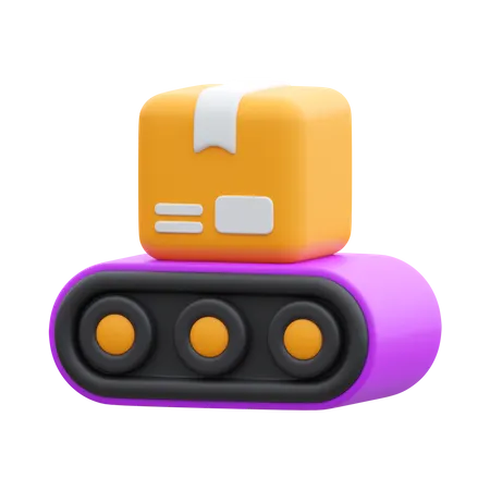 Conveyor Belt  3D Icon