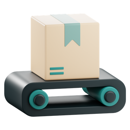 Conveyor Belt  3D Icon