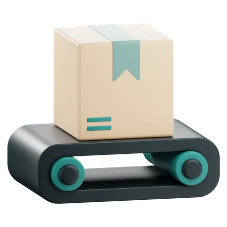 Conveyor Belt  3D Icon