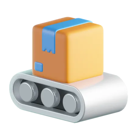 Conveyor Belt  3D Icon