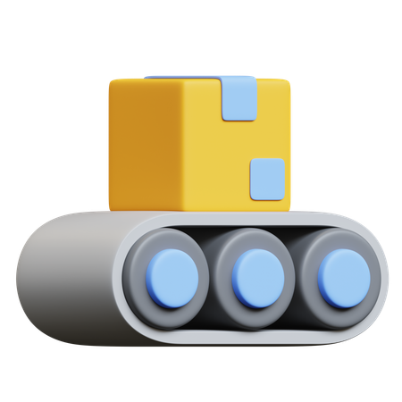 Conveyor Belt  3D Icon