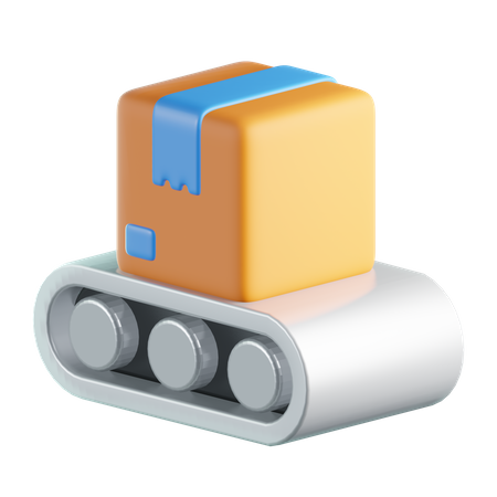 Conveyor Belt  3D Icon