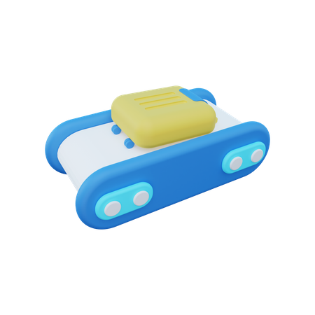 Conveyor Belt  3D Icon