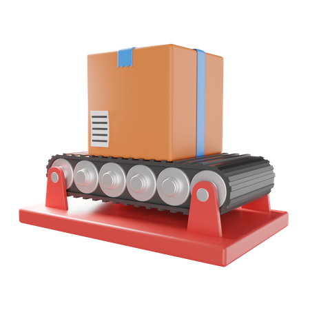 Conveyor Belt  3D Icon