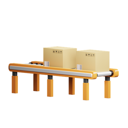Conveyor Belt  3D Icon
