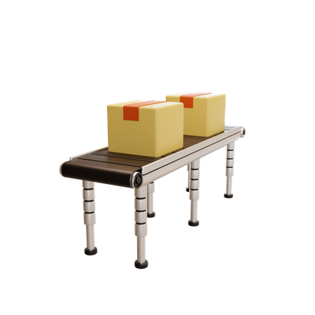Conveyor Belt  3D Icon