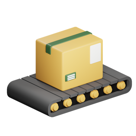 Conveyor Belt  3D Icon