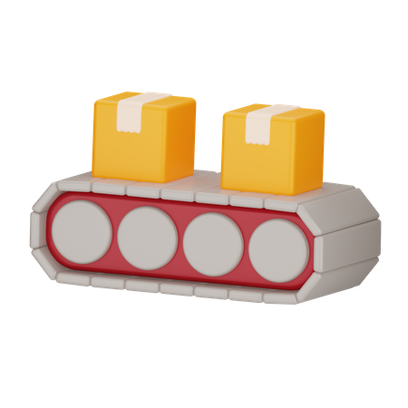 Conveyor Belt  3D Icon