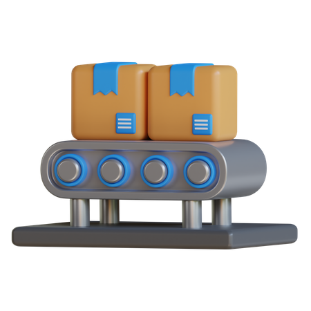 Conveyor Belt  3D Icon