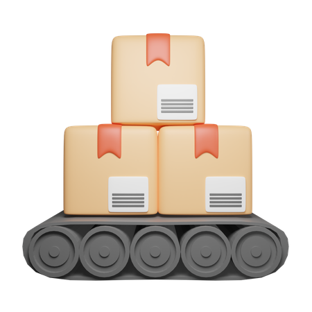 Conveyor Belt  3D Icon